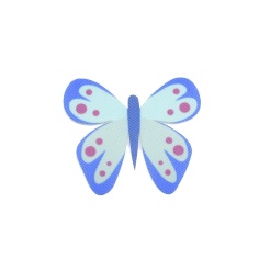 Aplicación mariposa mod.7 azulon | Mercería Online Pontejos