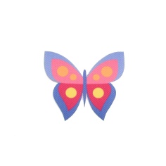 Iron-on Patch Mod.8 Marine Butterfly | Haberdashery Online Pontejos