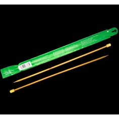 Aguja tricotar bamboo 33cm | Mercería Online Pontejos