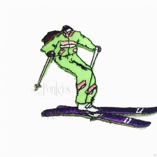 Aplicación esquiadora
