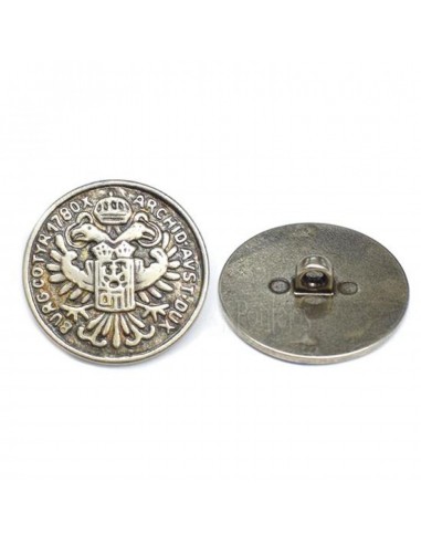 Botón metálico escudo austríaco