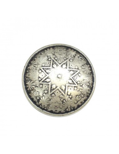 Botón medieval metálico