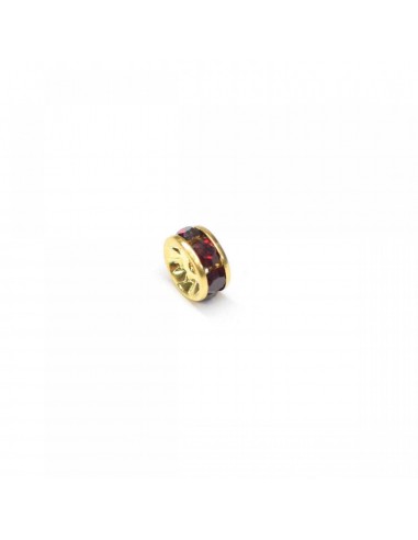 Charm rondel de strass oro