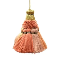 Tassel key ring golden head 8.5cm nº12 | Mercería Online Pontejos 2